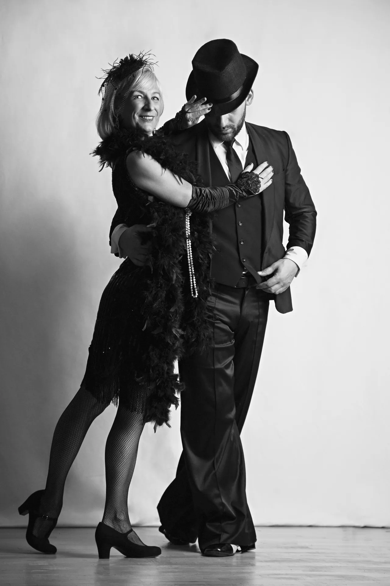Antje Förster und Ruslan Sherman in einer gemeinsamen Tanzpose